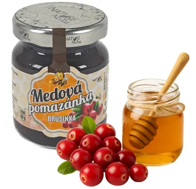 Nature NoTea s.r.o. Medová pomazánka NoTea Brusinka 65g