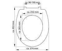 Schütte WC sedátko SUNSET SKY | Duroplast, Soft Close (2)