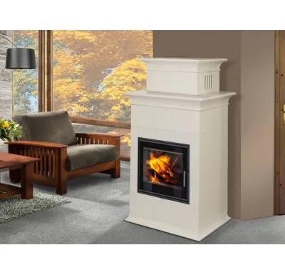 Hein Kachlová kamna HEIN s teplotním výměníkem BARACCA 2N TV - s teplovodním výměníkem