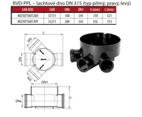 OSMA kanalizační šachta 315x1000 mm vícevtoková KG 160 poklop teleskopický plný - 40t (1)