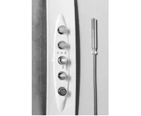 POLYSAN MOLA termostatický sprchový panel rohový 210x1300mm, bílá (5)