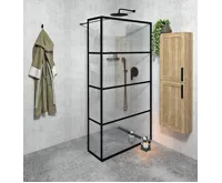 GELCO CURE BLACK sprchová zástěna 700mm, čiré sklo (5)