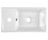 AQUALINE Keramické umývátko, nábytkové, 40x22 cm, bílá (3)