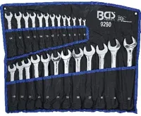 BGS Klíče očkoploché, chromované ve vysokém lesku, 6 - 32 mm, 25dílná sada (3)