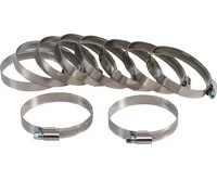 BGS Spona hadicová 50x70 mm, NEREZ, 10 ks