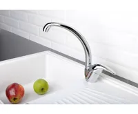 SAPHO SALY stojánková dřezová baterie, výška 280mm, chrom (3)