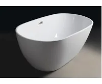 AQUALINE DOURO volně stojící vana, 150x82cm, bílá (3)