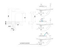 BRUCKNER SIEGER stojánková umyvadlová baterie s bidetovou sprchou, chrom (5)