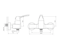 SAPHO DREAMART nástěnná sprchová baterie, chrom (4)