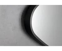 SAPHO STEN zrcadlo v rámu 80x51cm, černá mat (6)