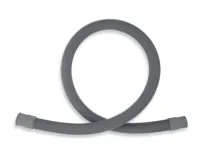 NOVASERVIS Pračková vypouštěcí hadice rovná šedá 150cm - PV/150