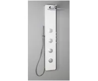 POLYSAN SPIRIT ROUND termostatický sprchový panel 250x1550mm, bílá (4)