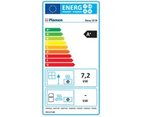 PLAMEN PLAMEN Litinová krbová kamna DORA 10 N - zelená (15)