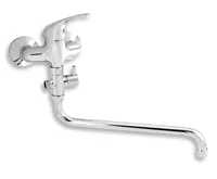 NOVASERVIS Paneláková baterie bez příslušenství 100 mm Titania Iris chr - 92073/1,0