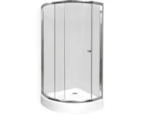 PROFI-RICH sprchový kout  čtvrtkruh  90x90x185 cm - chrom