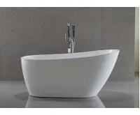 AQUALINE TISA volně stojící vana, 150x75cm, bílá (8)