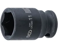 BGS Silová nástrčná hlavice, šestihranná,  6,3 mm (1/4&quot;),  11 mm