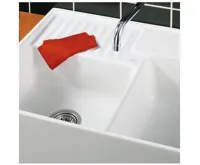 Keramický dřez Villeroy & Boch Double 895.2 Bílá keramika (7)