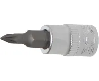 BGS Hlavice zástrčná 1/4" PZ 0, zatíž. do 2kg BGS Hlavice zástrčná 1/4" PZ 0, zatíž. do 2kg