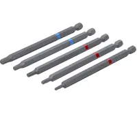 BGS Sada nástrčných hlavic , pohon vnější šestihran 6,3 mm (1/4&quot;) , vnitřní šestihran, T-profi