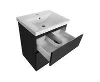 AQUALINE ALTAIR umyvadlová skříňka 57x72,5x45cm, černá mat (1)