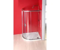 GELCO RIVA sprchová vanička z litého mramoru, čtvrtkruh 100x80cm, pravá, bílá (6)