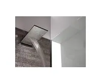 SAPHO Nástěnná hlavová sprcha s kaskádou, 500x200mm, nerez lesk (1)