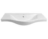 AQUALINE ZARA 80 keramické umyvadlo nábytkové 79,5x46cm, bílá (11)