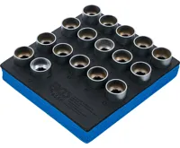 BGS Vložka do dílenského vozíku 1/6: sada zástrčných hlavic pro bezpečnostní šrouby ráfků pro (1)