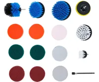 BGS Sada brusných a lešticích kotoučů a kartáčového nástavce,  pro vrtačky,  16dílná BS74367 (5)