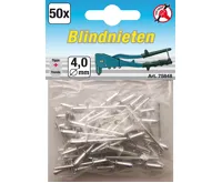 BGS Nýty trhací hliníkové 4,0 mm, 50 ks BGS Nýty trhací hliníkové 4,0 mm, 50 ks