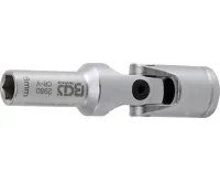 BGS Hlavice nástrčná 3/8&quot; kloubová prodloužená pro žhavící svíčky 8 mm