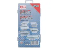 BGS Závlačky, sortiment 555 dílů, PVC kazeta (2)