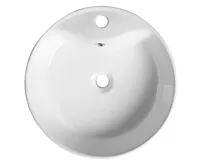 SAPHO YAKARTA keramické umyvadlo na desku, Ø 46cm, bílá (3)