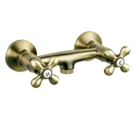 NOVASERVIS Sprchová nástěnná baterie 150 mm bronz - BAI7BR