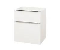Mailo, koupelnová skříňka, bílá, 2 zásuvky, 610x700x480 mm Mailo, koupelnová skříňka, bílá, 2 zásuvky, 610x700x480 mm