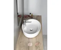 SAPHO MARIANA keramické umyvadlo na desku, 58x41,5cm, bílá (5)