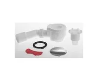 BRUCKNER Vaničkový sifon, průměr 50mm, DN40/50, krytka nerez lesk (1)