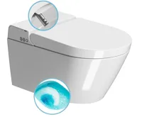 GSI WCLEAN závěsné WC Swirlflush s integrovaným elektronickým bidetem, bílá Extraglaze