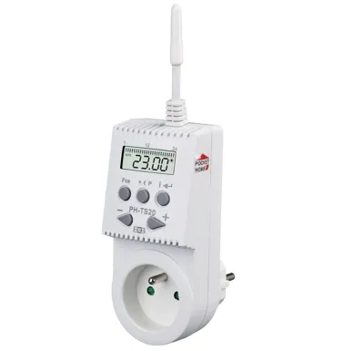Bezdrátová tepelně spínaná zásuvka PH-TS20