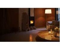 HS Flamingo Krbová kamna FLAMINGO DELUXE ® KAMPA levá, krémová (16)