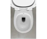 ISVEA SENTIMENTI CLEANWASH závěsná WC mísa, integrovaný ventil a bidet. sprška, Rimless, 36x51cm, bílá (5)