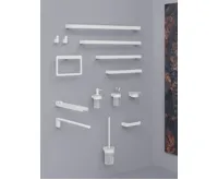 GEDY PIRENEI pevný držák ručníků 410mm, bílá mat (3)