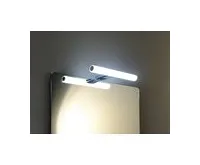SAPHO IRENE 2 LED svítidlo, 7 W, 300x100x25 mm, IP44, chrom (1)