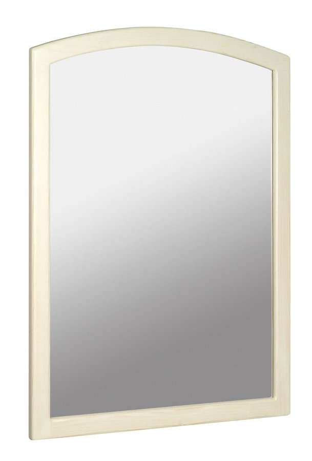 SAPHO RETRO zrcadlo v dřevěném rámu 650x910mm, starobílá