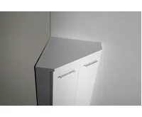 AQUALINE ZOJA/KERAMIA FRESH skříňka rohová 35x78x35cm, bílá (6)