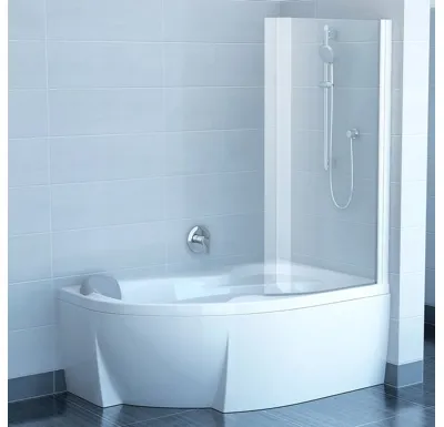 Ravak EVSK1-85 P ROSA 150/160 Wh+Wh Transparent