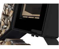 HS Flamingo Krbová kamna FLAMINGO DELUXE ® KAMPA levá, černá (20)