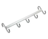 NOVASERVIS Pětiháček na otopný žebřík Metalia Drátěný program chrom - 6002,0