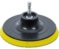 BGS Talíře se suchým zipem, pro BGS 74367, pohon vnější šestihran 6,3 mm 1/4", O 100 mm BS7 BGS Talíře se suchým zipem, pro BGS 74367, pohon vnější šestihran 6,3 mm 1/4", O 100 mm BS7